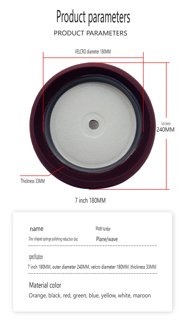 Dish-Shaped Foam Pad detail 4