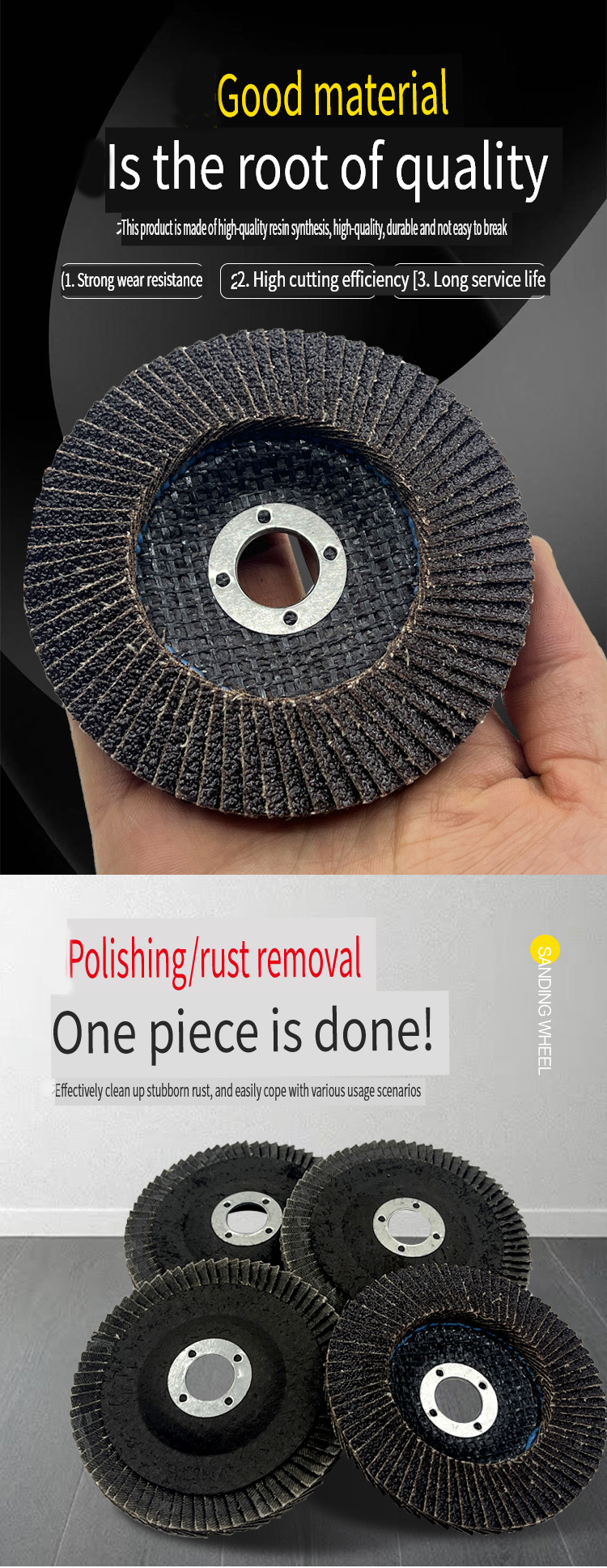 Mesh-Backed Flap Disc detail 3