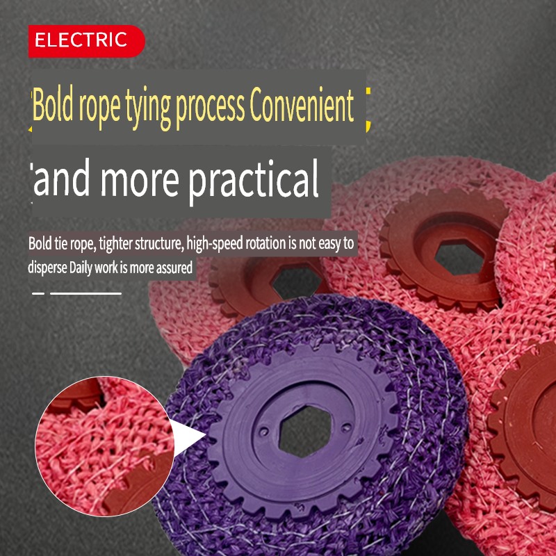 Sisal Buffing Wheel main view