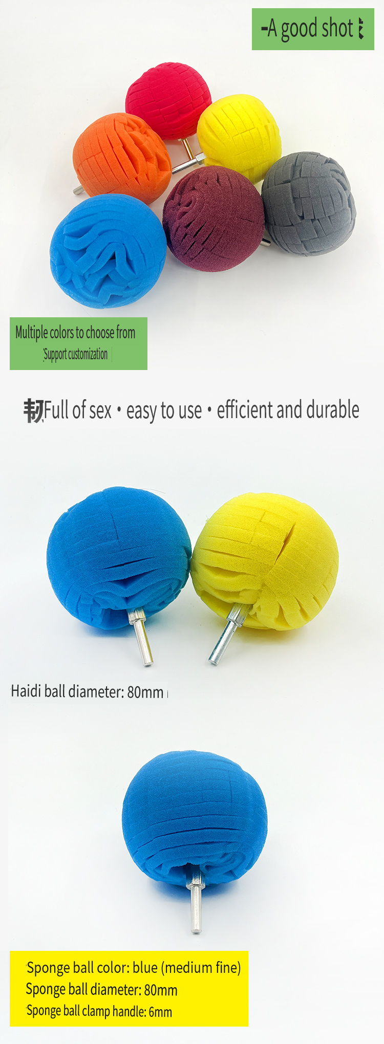 Foam Polishing Ball detail 2