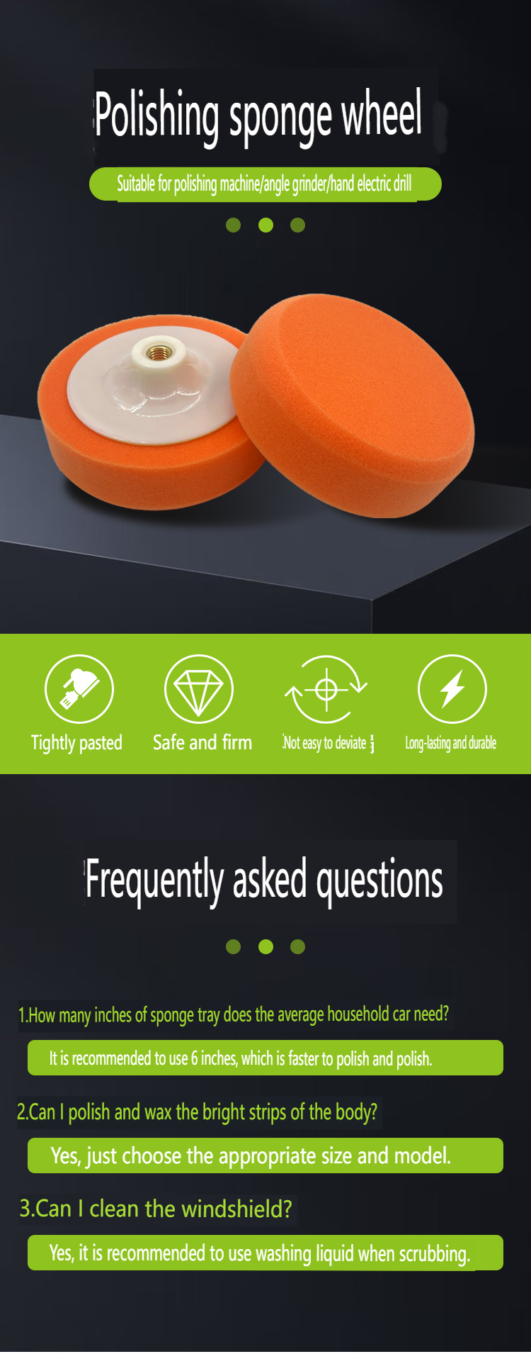 Threaded Foam Pad detail 1