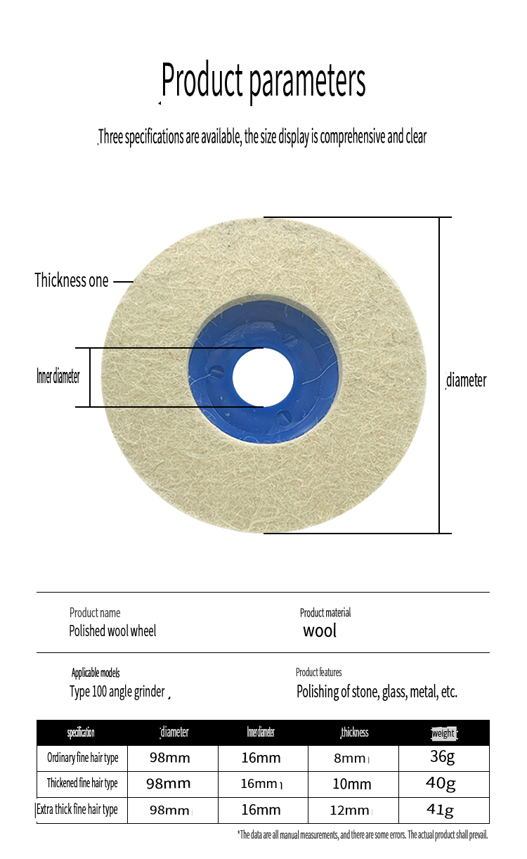 Wool Polishing Wheel detail 5